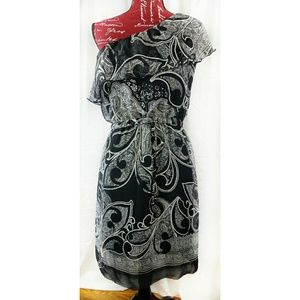 New York & Company One Shoulder dress size Medium